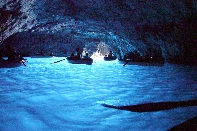 Capri Boat Tour from Naples – Small Group, Swim & Relax - Capri from the boat: grotto photo stops without the waiting game