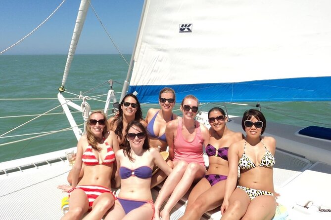 Catamaran Day Sail Shelling Excursion 42ft. Mainecat Cool Beans - Value check: $79.50 with beer, wine, and a swim stop