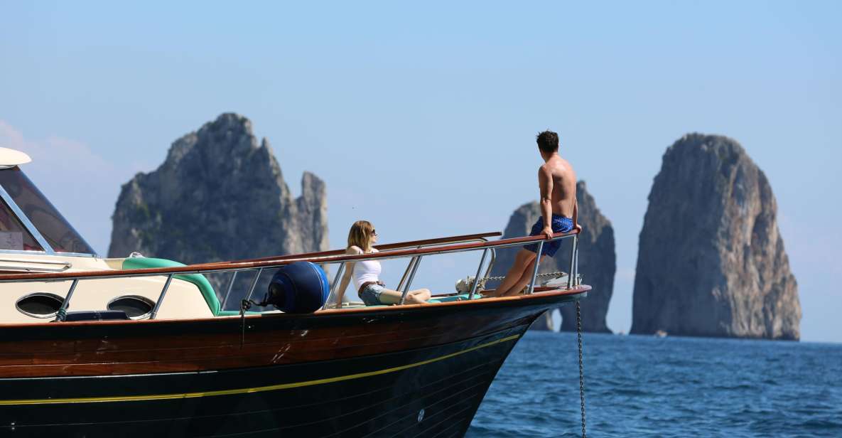 From Amalfi: Li Galli Islands and Capri Full-Day Boat Tour - Punta Campanella Marine Protected Area Swim Stop