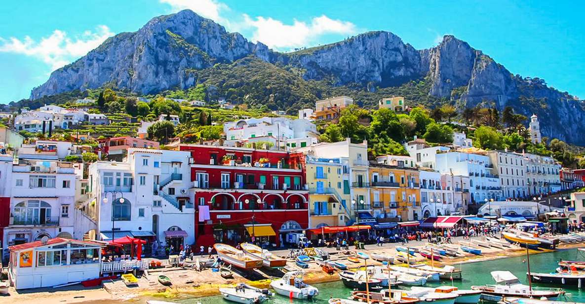 From Naples: Capri Guided Tour with Ferry Tickets & Minibus - Piazzetta di Capri: The Center That Everyone Talks About