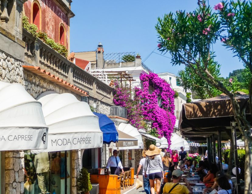 From Naples: Capri Guided Tour with Ferry Tickets & Minibus - Optional Extras: Chairlift and Boat Trips