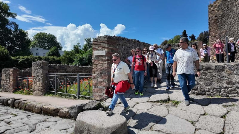 From Naples: Guided tour of Pompeii skip-the-line and round-trip train - The guided Pompeii portion: a 2-hour walkthrough that actually teaches