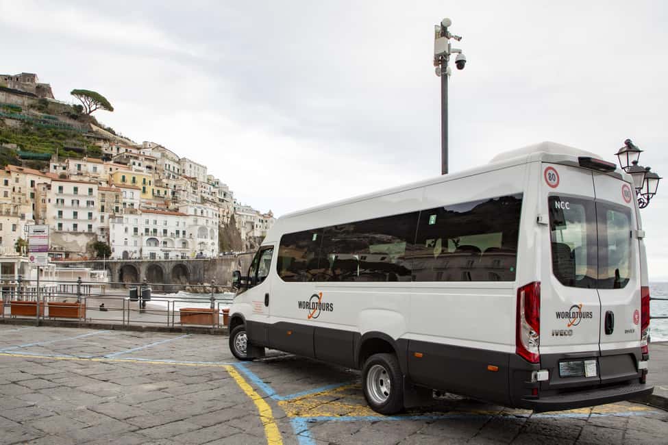 From Naples: Pompeii & Amalfi Coast Full-Day Trip with Lunch - Pompeii with skip-the-line access and a guided 2-hour walk