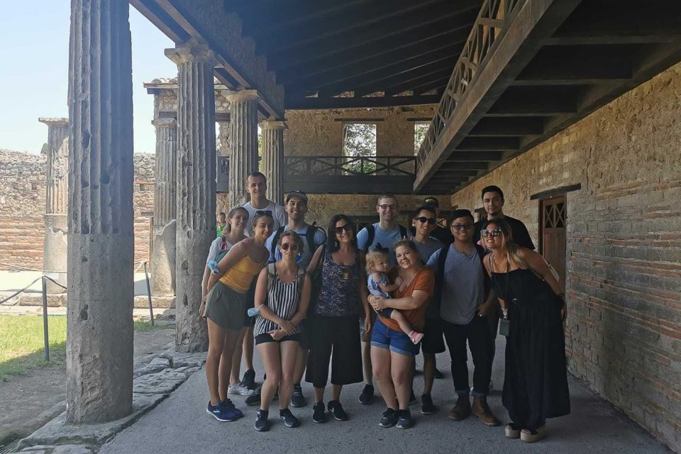 From Naples: Pompeii and Sorrento Full-Day Tour - Pompeii’s Biggest Scenes: Forum, Baths, Brothel, and a House of Frescos