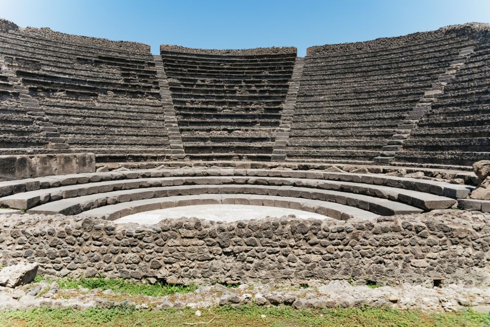 From Naples: Pompeii Ruins & Mount Vesuvius Day Tour - Pompeii with a guide: the Forum, Baths, Theatre, and Lupanare