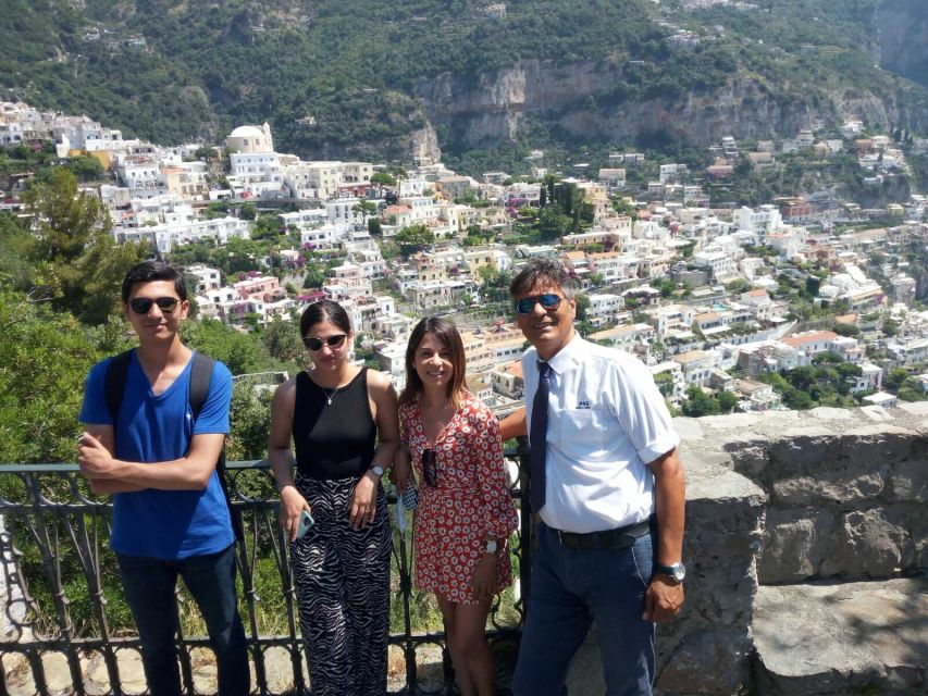 From Naples: Sorrento and Amalfi Coast Shared Day Trip - Positano: tight alleys, the domed church, and that beachy view