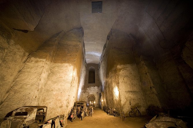 Galleria Borbonica Entrance Ticket in Standard Route - Artifacts in the tunnels: old cars and everyday objects