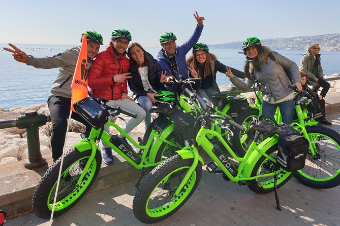 Guided tour of Naples by FAT electric bike - E-Bikes, Helmets, Water, Snacks, and the Audio Earpiece