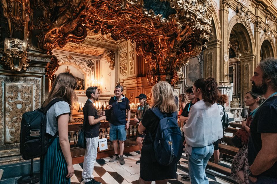 Naples: Downtown Tour with Veiled Christ & St Clare Tickets - Piazza San Domenico Maggiore: a quick stop with big architectural weight