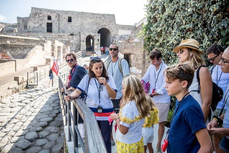 Naples or Sorrento: Full-Day Pompeii and Mount Vesuvius Tour - Mount Vesuvius: Vehicle-Assisted Rise and a Self-Paced Summit Walk