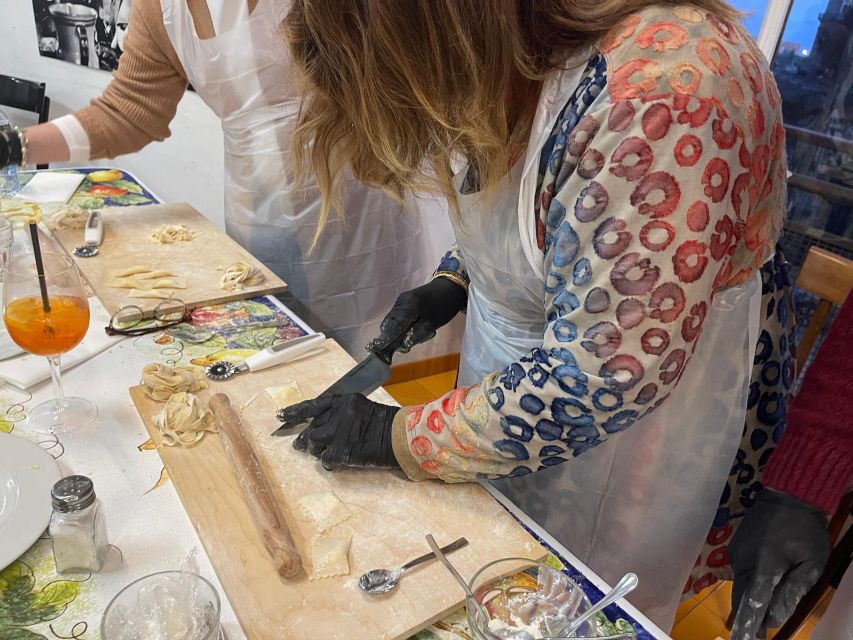 Naples: Pasta Cooking Class with Tiramisù and a Drink - The class flow: apron on, dough moving, tiramisù setting