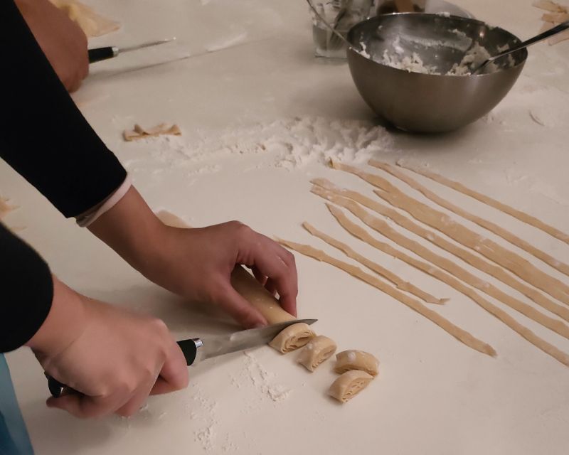Naples: Pasta Making Class with Starter and Drink - Two Sauces That Teach You More Than Flavor: Alfredo + San Marzano Tomato