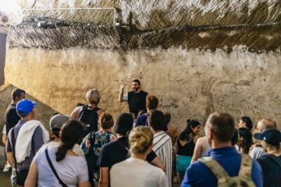 Naples: Spanish Quarters Underground Guided Tour - First Steps Underground: Darkness Changes Everything