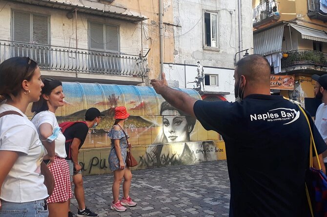 Naples Spanish Quarters Walking Tour Street Art, Folklore & Sweet - Stop 1 in the Spanish Quarters: the open-air street art lesson