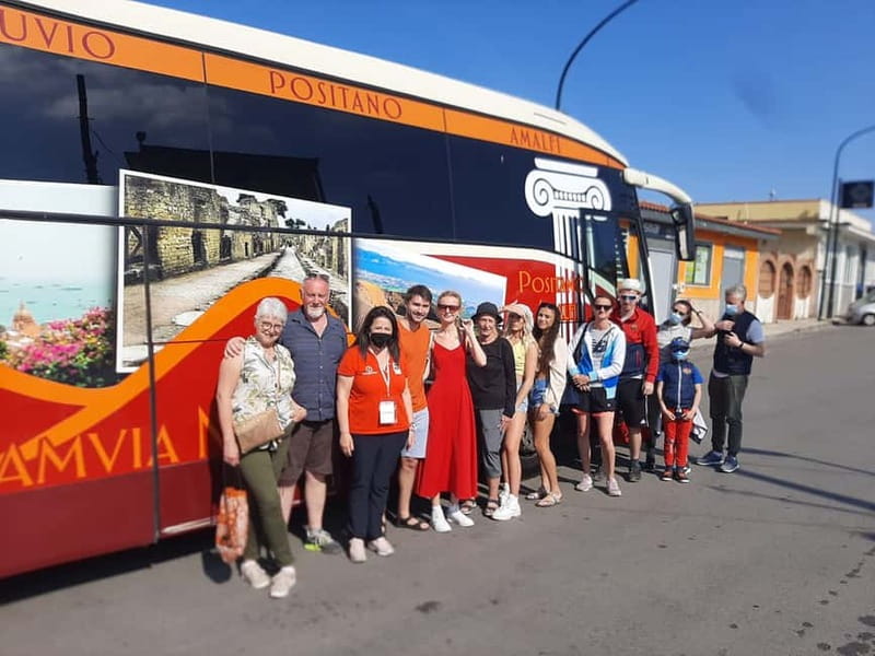 TRAMVIA -Da Naples: Pompei Ruins and Vesuvio Transfer by Bus - Naples-to-Pompeii-to-Vesuvius: the day in plain terms